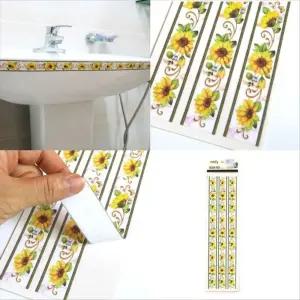 포인트 붙이는 시트지 스티커 세면대 해바라기라인 시트지스티커