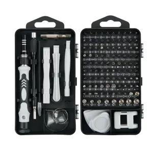 COMS 수공구 정밀 십자 일자 미니 별 육각 비트 안경 시계 삼각 117종 / 117 in 1 드라이버 세트 WISEMG117