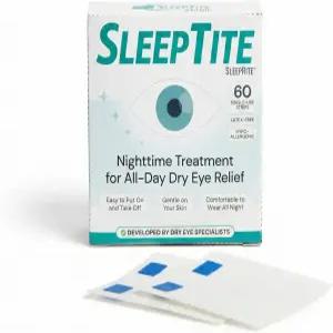 SleepTite SleepRite 일반적이지만 밤사이 눈꺼풀 씰 - 안구 건조증 아이마스크 대체품 미닫힘 야간 눈