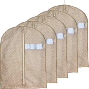옷 걸이용 5PACK 의류 가방 - 코트 셔츠 자켓 스웨터용 여행복 커버(d A-60x80cm/24x31in