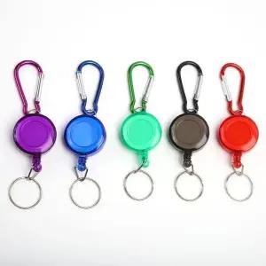 저렴한 키홀더 버클 릴고리 와이어 비너 늘어나 (WFJSPN4)