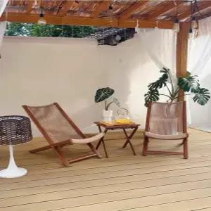 접이식 썬베드 비치의자 풋체어 팬션 선배드 각도조절 해변 리클라이너 선베드 야외용 카페