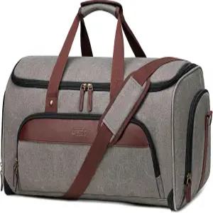 여행용 베스그라 가먼트 더플백 컨버터블 가방 신발 수납 공간 남성 여성 캔버스 - 걸이형 여행 1개 중 2개