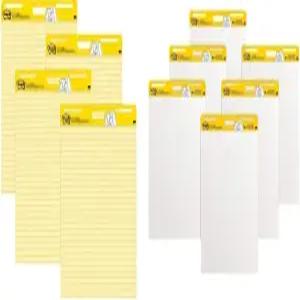 포스트잇 슈퍼 스티키 이젤 패드 25인치 x 30인치 시트 30장/패드 6개 대형 흰색 화이트 프리미엄 셀프