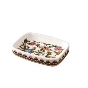 라포식 세라믹 비누 상자 배수구가  유럽 복고풍 창조적 미국 국가 접시 욕실