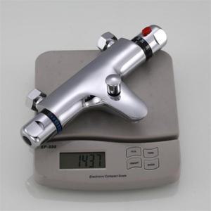 라포식 온도 조절 샤워 수도꼭지 혼합 밸브 욕실 콤비네이션 물 냉수 왼쪽