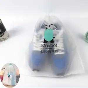 여행용 신발 소품 옷 보관 방수 비닐주머니1P 신발주머니 여행비닐팩