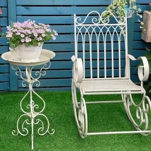 야외 철제 2인 카페 화이트 그네의자 해먹 흔들의자 마당 싱글 정원