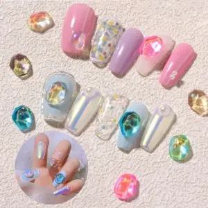 5개입 얼음 얼음스톤 스톤 투명스톤 유리알스톤 (WFK9CQ2)