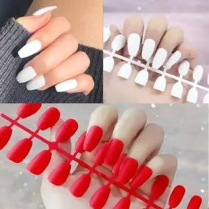 네일 매트컬러풀팁 아트 아트재료 풀팁 팁 연장 (WFK9CVL)