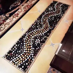 불가마 발마사지 매트 찜질방 마사지 혈자리 코블스톤 패드 발 이완 지압