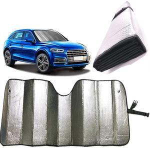 GWUSKDT 자동차 앞유리 5겹 블록 자외선 태양 27 인치 유지해줍니다 58 열과 선쉐이드 두꺼운 슬리버 시원하게 버블 선쉐이드 차량을