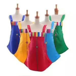 더곳트 색동앞치마 한복앞치마 신혼 앞치마 전통 명절