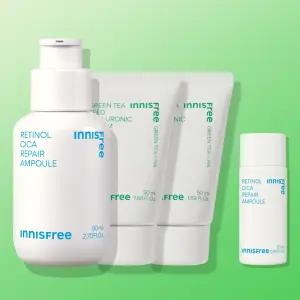 이니스프리 레티놀 시카 흔적 앰플 80mL + 그린티 씨드 히알루론산 수분크림 50mL 2개