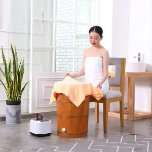 유엔에이트 건식반식욕기 사우나 홈사우나 원목 간이