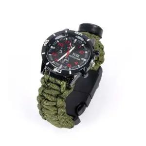 G1 서바이벌 군인 시계(카키) 생존키트 서바이벌 키트 생존팔찌 레져용시계