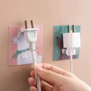 미니멀 전기 코드 정리 걸이 부착 고정 소품 4P (WFK9F5H)