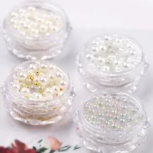 네일 아트 진주 스톤 세트 매니큐어 꾸미기 재료 (WFK9FE1)