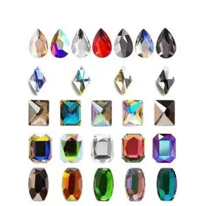 네일아트 K9 프리미엄 글라스 스톤 12p 세트 5종 W8DB03A