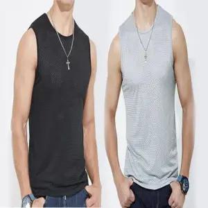 남성 여름 운동 스포츠 아이스 메쉬 민소매 나시 WE6CC50
