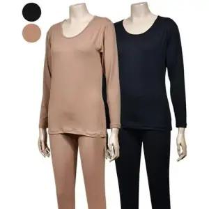 VIVADAY-SB104 핏 되는 여성 기모 내복 상하의 세트 W98779D