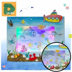 종이형 무드등 5p 야간등 교재 수업 액자 만들기세트 키트 수족관 아동용 미술 단체 조명 교구 디자인