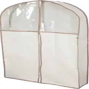 스마트 디자인 가제트 의류 가방 걸이 - (24 x 42인치) 보관 커버 지퍼 잠금 여행 루프 포함 정장 원피스