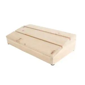 산모스툴 직장인 학생 책상 다용도 나무발판 원목 (WFKA2TS)