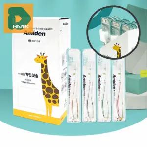 어린이 칫솔패키지세트 12개 미세모 클리어 치과 커플 칫솔모 네임