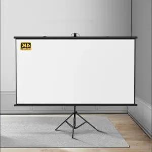 빔프로젝터스크린 대형 150인치 이동식 캠핑 카페 사무실