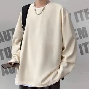 고품질 남자 티셔츠 롱슬리브 긴팔티 레이어드 와플 오버핏 가을 (WFK9YRN)