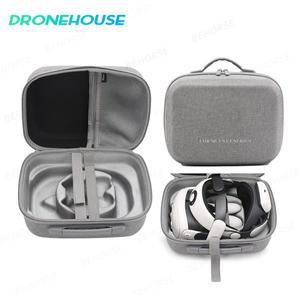 VR 헤드셋 보관 가방 EVA 휴대용  케이스 Quest 3/3S 액세서리 상자 숄더 백
