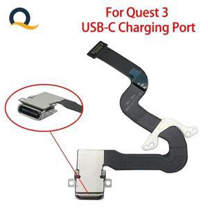 신형 USB-C 충전 포트 플렉스 케이블 844-01177-05 메타 퀘스트 3 VR 헤드셋 잭 교체 부품 액세서리