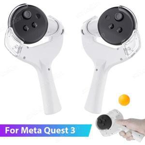 Meta Quest 3 컨트롤러용 VR 탁구 패들 그립 어댑터 액세서리용 경험 향상