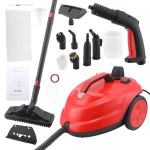 CK덕트프로 다목적 스팀 클리너 & 걸레 - 원목 바닥, 주방 타일, 그라우트, 실내 장식 및 카펫용 2.1리터 탱크 | 딥 클린 노 워터 스팟