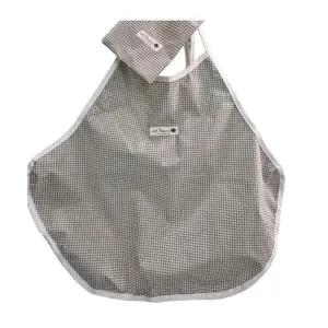 휴대용 턱받이 방수 앞치마 포켓 세트 1P 요양원 아동