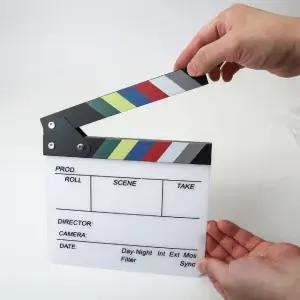 큐사인슬레이트 영화 무비 영상 뮤비 클랩보드 화이트 (WFKASIG)