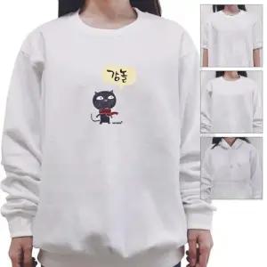 키밍 맨투맨 후드티 고양이 단체 행사 야옹이 냥이 WAE360C