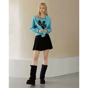 [에고이스트](강남점)후드 머플러 셋업 니트 풀오버 (ER4KL161)