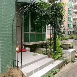 넝쿨지지대 꽃 화단 정원 아치 야외 포도나무 프레임 철제