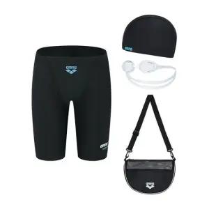 아레나 남아동 4부 수영복 수경 가방세트 F163195