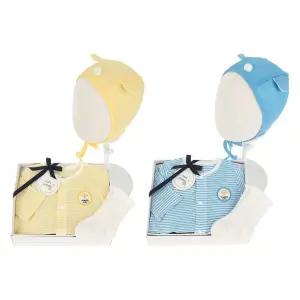 갤러리아 (백일,임신,출산) YE/BL)도기와펜세트우주복+아이보리컬러골지양말