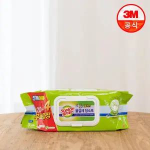 스카치브라이트 대형 더블액션 플러스 물걸레 청소포 20매 + 4매 추가
