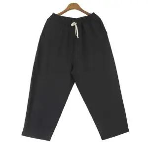 린넨 남자여름반 남성여름 남성조거팬츠 배기팬츠 남자허리밴딩팬츠