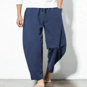 허리밴딩 남자바지 A72 루즈핏 남자 배기팬츠 편한면바지 배기