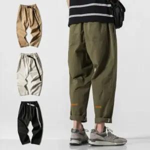 면바지 허리띠 3컬러 슬랙스바지 밴딩 카고바지 밴딩바지 팬츠 841 남자