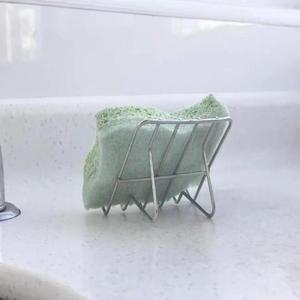 라포식 1개 스테인리스 스틸 세탁 비누 선반 주방 접시 랙 가정용 배수 카운터탑 세면대 홀더 욕실 액세서