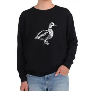 기모맨투맨 오리그림 오리스케치 미술그림 전색상 사이즈 (WFKB7MS)