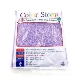 원예용 컬러스톤/색돌/수족관 어항바닥돌(보라) (WFKB07J)
