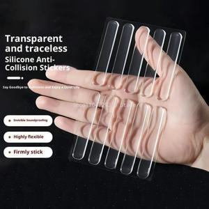 10개 실리콘 문 버퍼 패드 음소거 충돌 방지 스티커 냉장고 보호기 안티 스크래치 액세서리